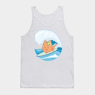 Soft and cute surfer. Tank Top